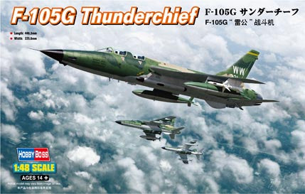 1/48 F105G Thunderchief - Hobby Sense