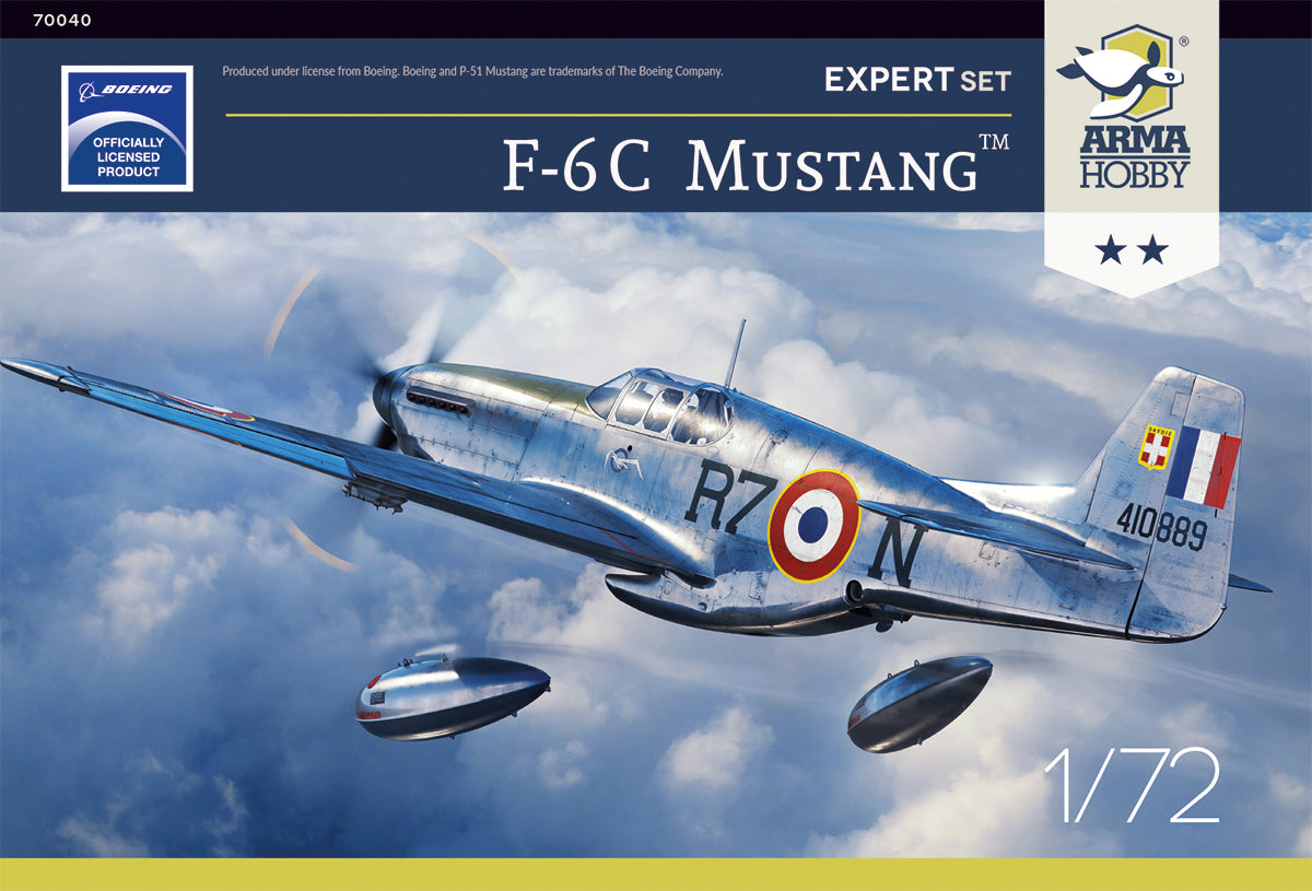 1/72 F6C Mustang Expert Set - Hobby Sense