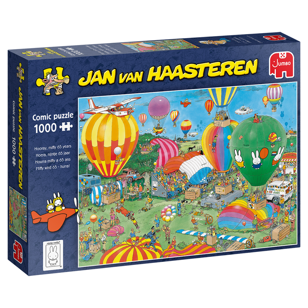 Jan van Haasteren Hooray, miffy 65 years - Hobby Sense