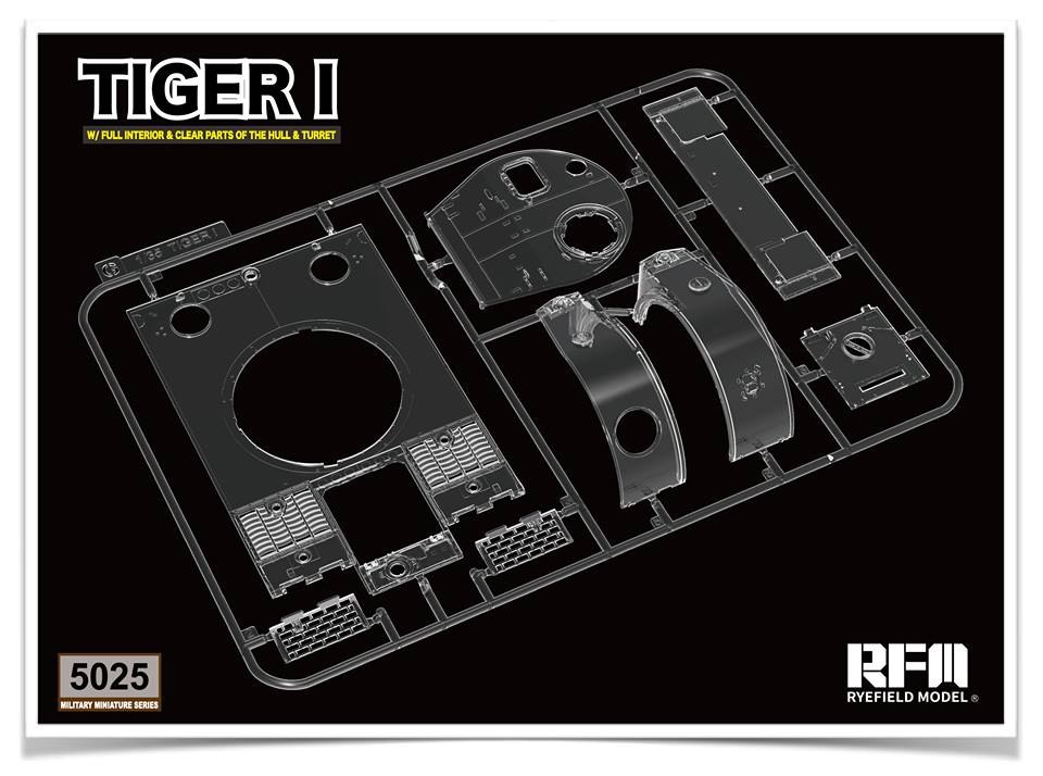1/35 Tiger I, w/Full Interior & Clear Parts of the Hull & Turret - Hobby Sense