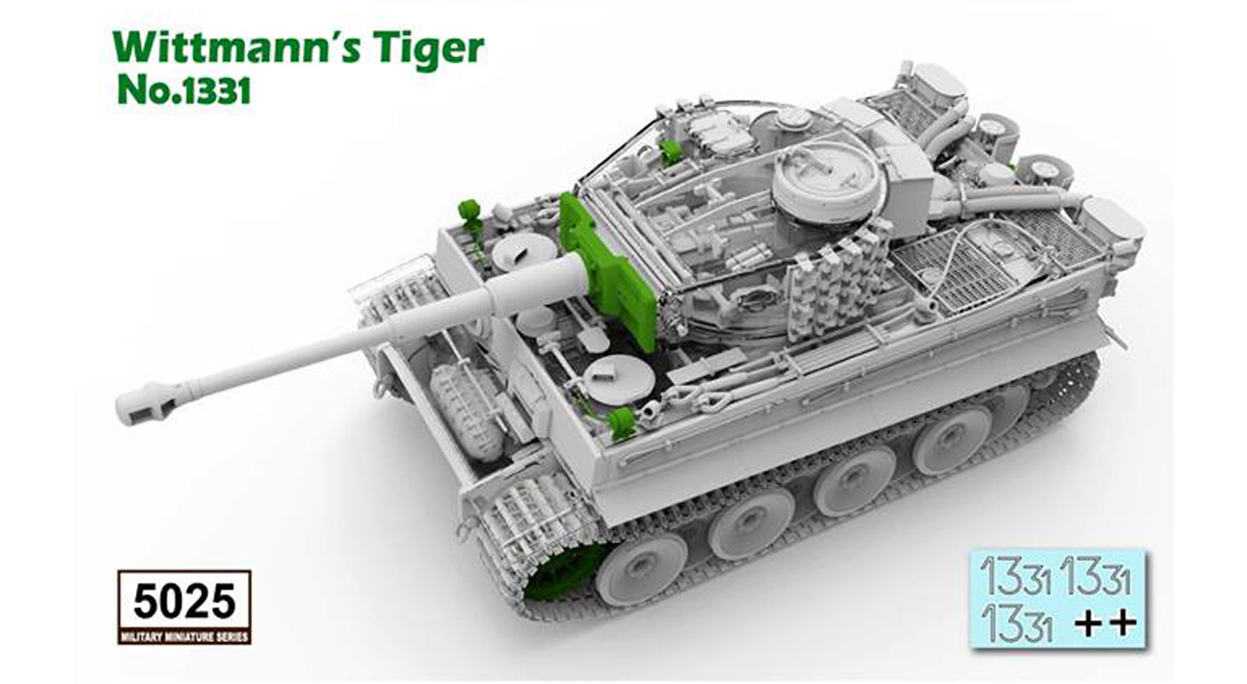 1/35 Tiger I, w/Full Interior & Clear Parts of the Hull & Turret - Hobby Sense