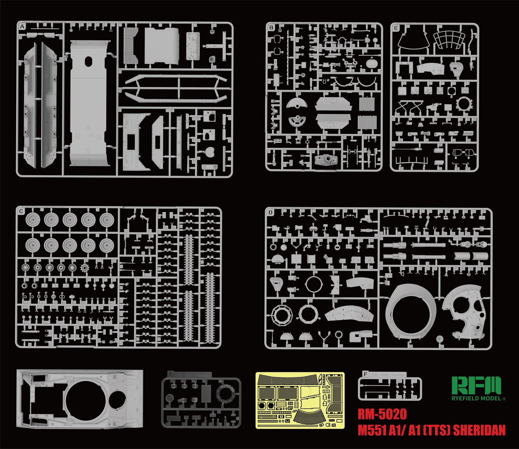 1/35 M551A1/ A1(TTS) Sheridan - Hobby Sense