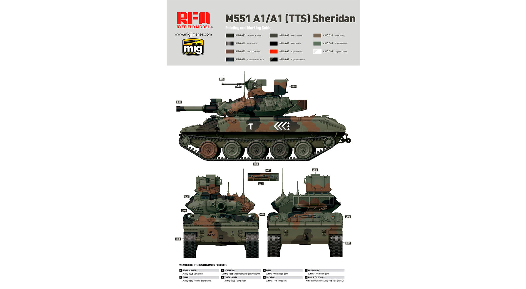 1/35 M551A1/ A1(TTS) Sheridan - Hobby Sense