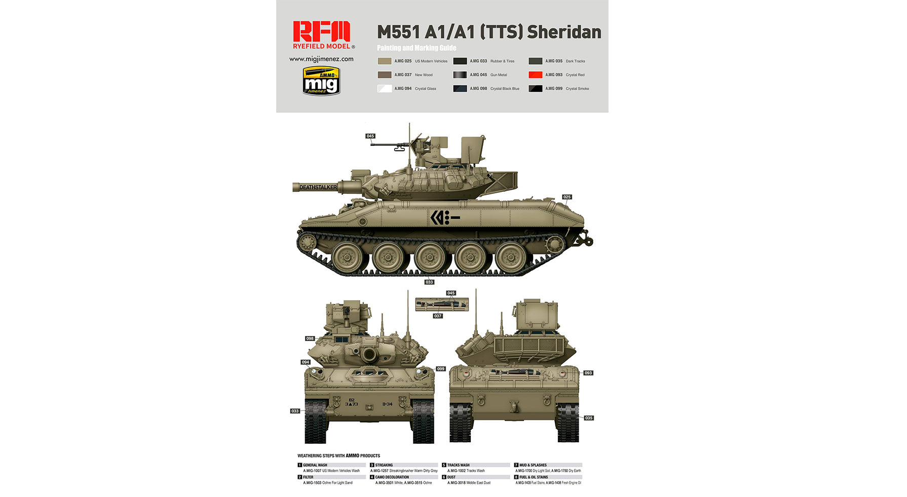 1/35 M551A1/ A1(TTS) Sheridan - Hobby Sense