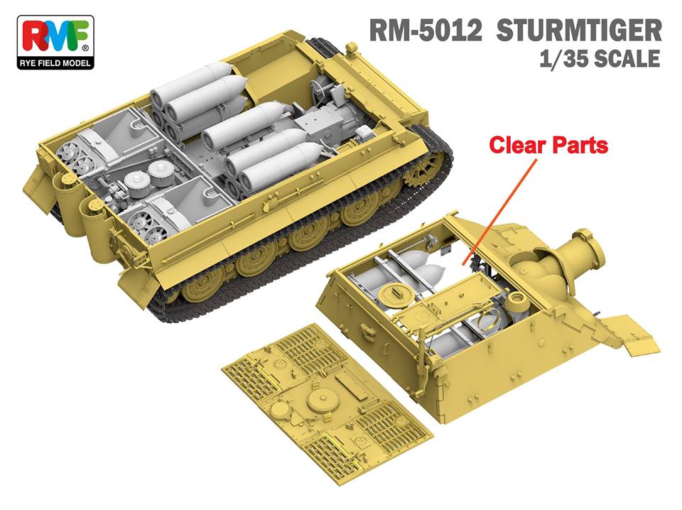 1/35 Sturmmorser Tiger with Full Interior - Hobby Sense