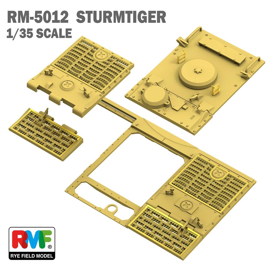 1/35 Sturmmorser Tiger with Full Interior - Hobby Sense