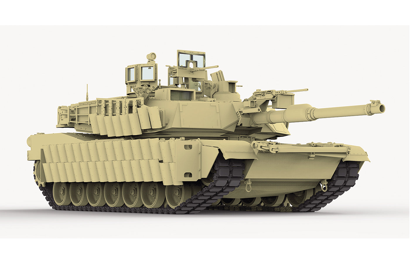 1/35 U.S. Main Battle Tank M1A2 SEP Abrams Tusk I/II 2in1, Full Interior - Hobby Sense