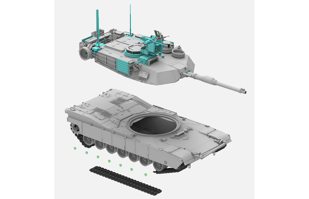 1/35 M1A2 Sep V2 Abrams - Hobby Sense