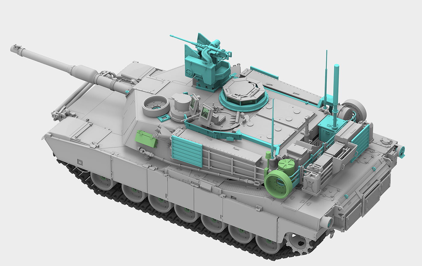 1/35 M1A2 Sep V2 Abrams - Hobby Sense