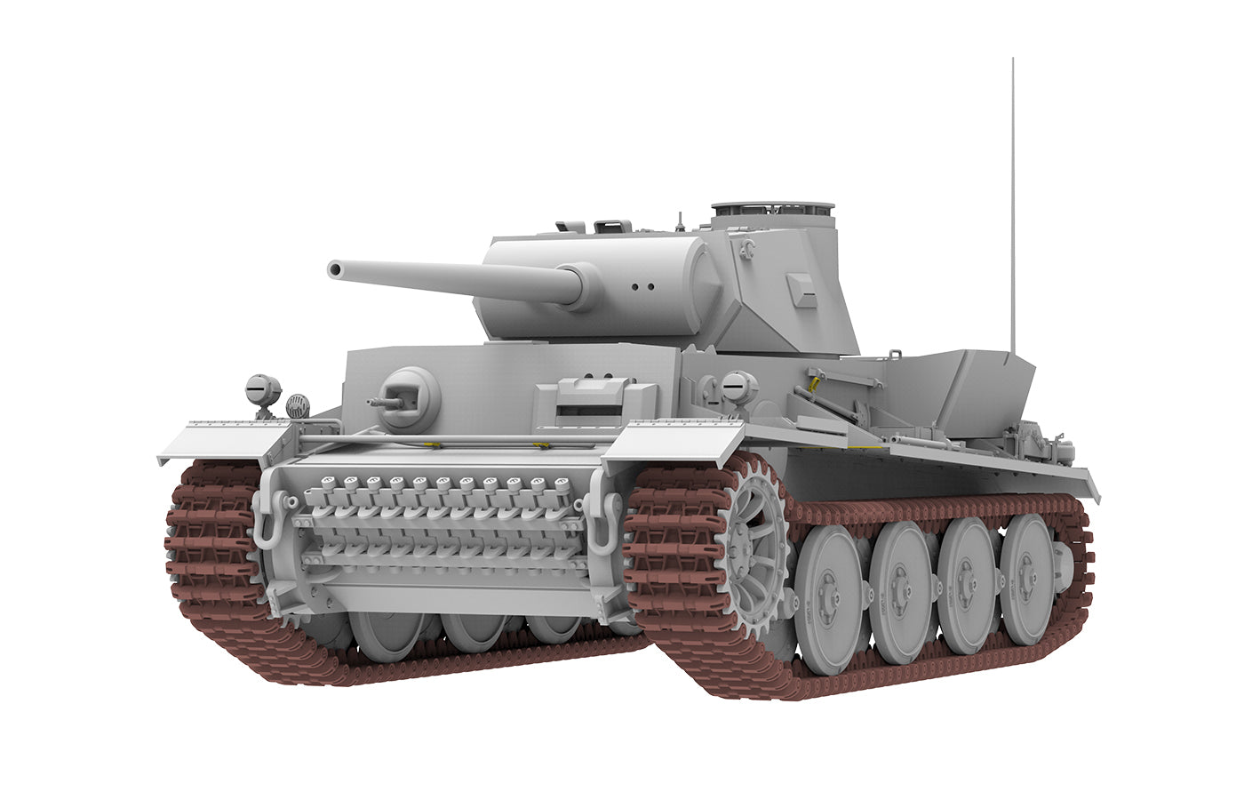 1/35 Pz.Kpfw.VI (7.5 cm) Ausf.B (vk36.01) w/workable track links - Hobby Sense