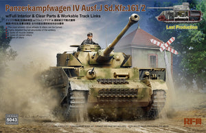 1/35 Panzerkampfwagen IV Ausf.J Sd.Kfz.161/2 w/full interior,clear parts, workable track links - Hobby Sense