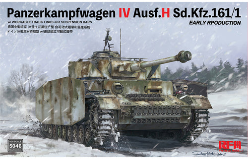 1/35 Panzerkampfwagen IV Ausf.H Sd.Kfz.161/1 Early Prod. - Hobby Sense