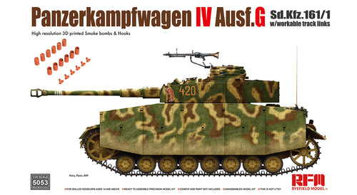 1/35 Panzerkampfwagen IV Ausf. G w/workable track links - Hobby Sense