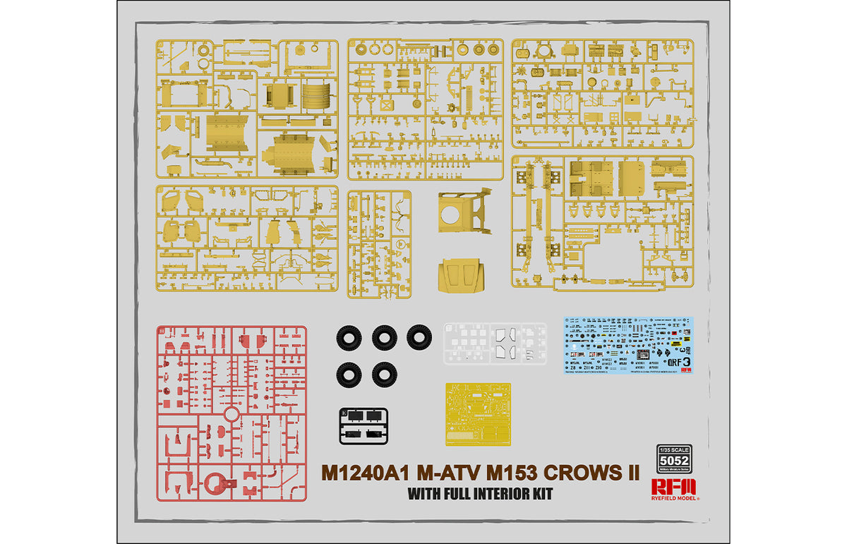 1/35 M1240A1 M-ATV (M153 CROWS II), Full Interior - Hobby Sense