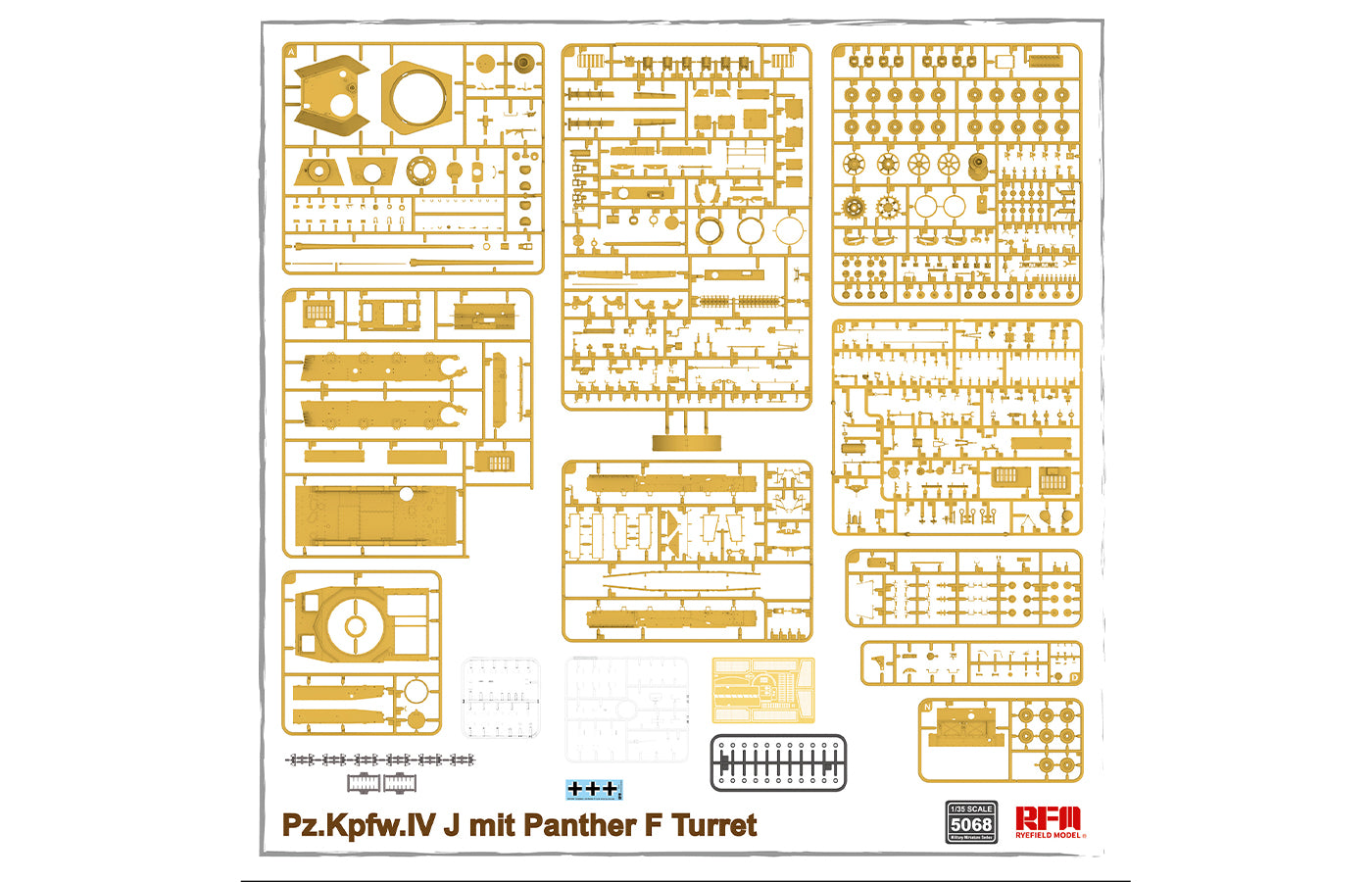 1/35 Pz.Kpfw.IV J mit Panther F Turret - Hobby Sense