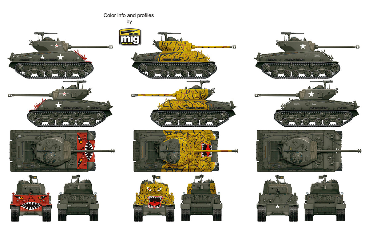 1/35 M4A3 76W HVSS Sherman, Korean War w/Workable Tracks & Full Artillery Details - Hobby Sense