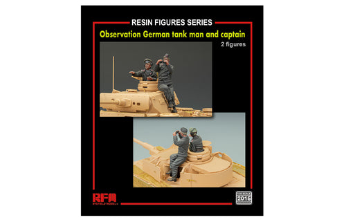 1/35 Observation German Tankman and Captain - Hobby Sense