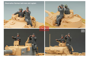 1/35 Observation German Tankman and Captain - Hobby Sense