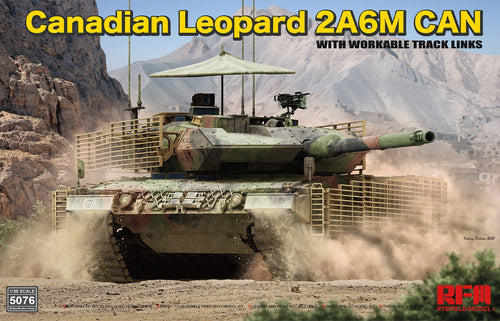 1/35 Canadian Leopard 2A6M CAN w/workable track links - Hobby Sense