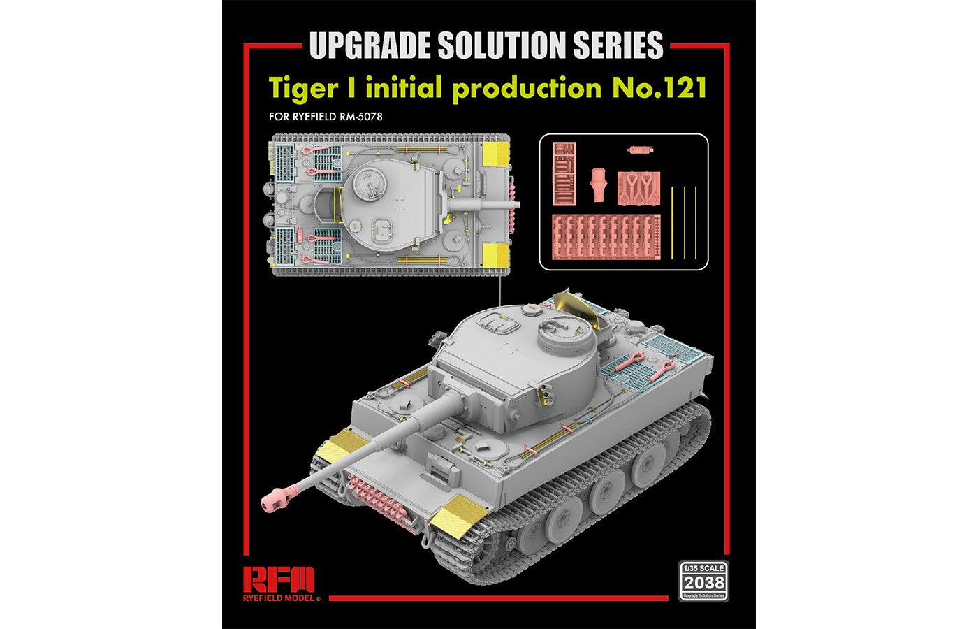 1/35 Tiger I Initial Production No.121 UPGRADE SOLUTION - Hobby Sense