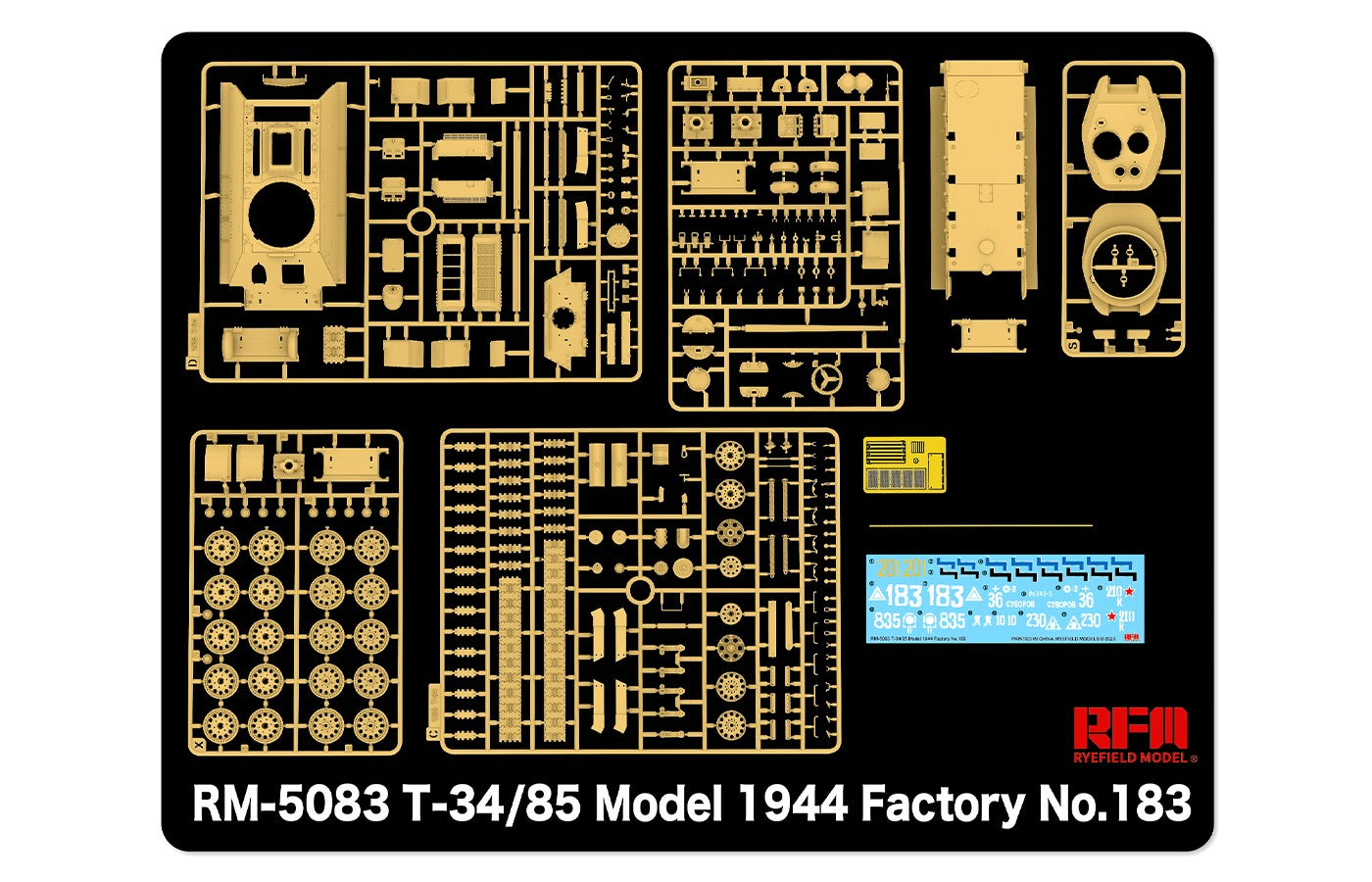 1/35 T-34/85 Model 1944 Factory No.183 - Hobby Sense