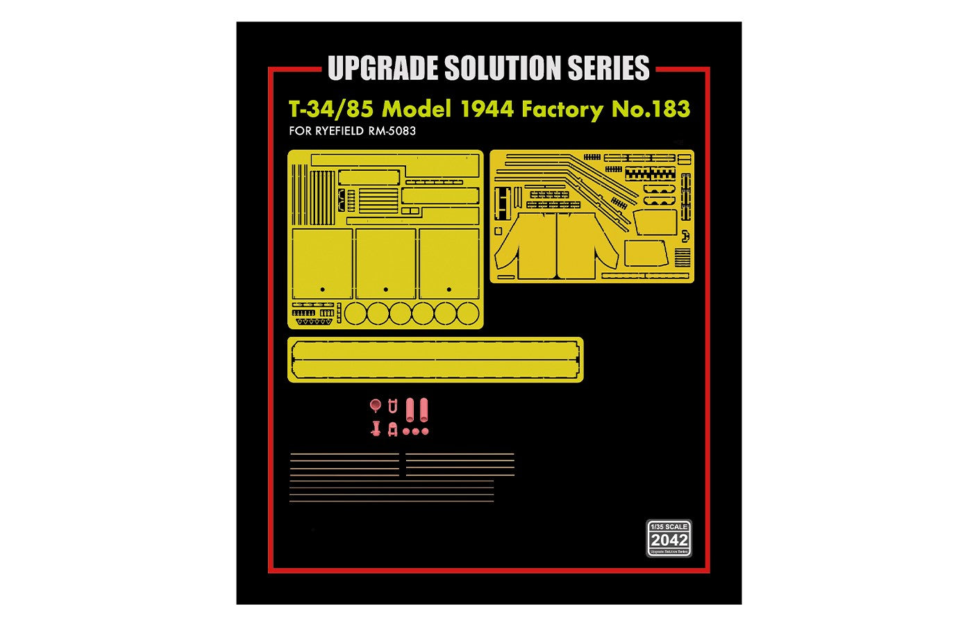 1/35 Upgrade set for 5083 T-34/85 Model 1944 - Hobby Sense