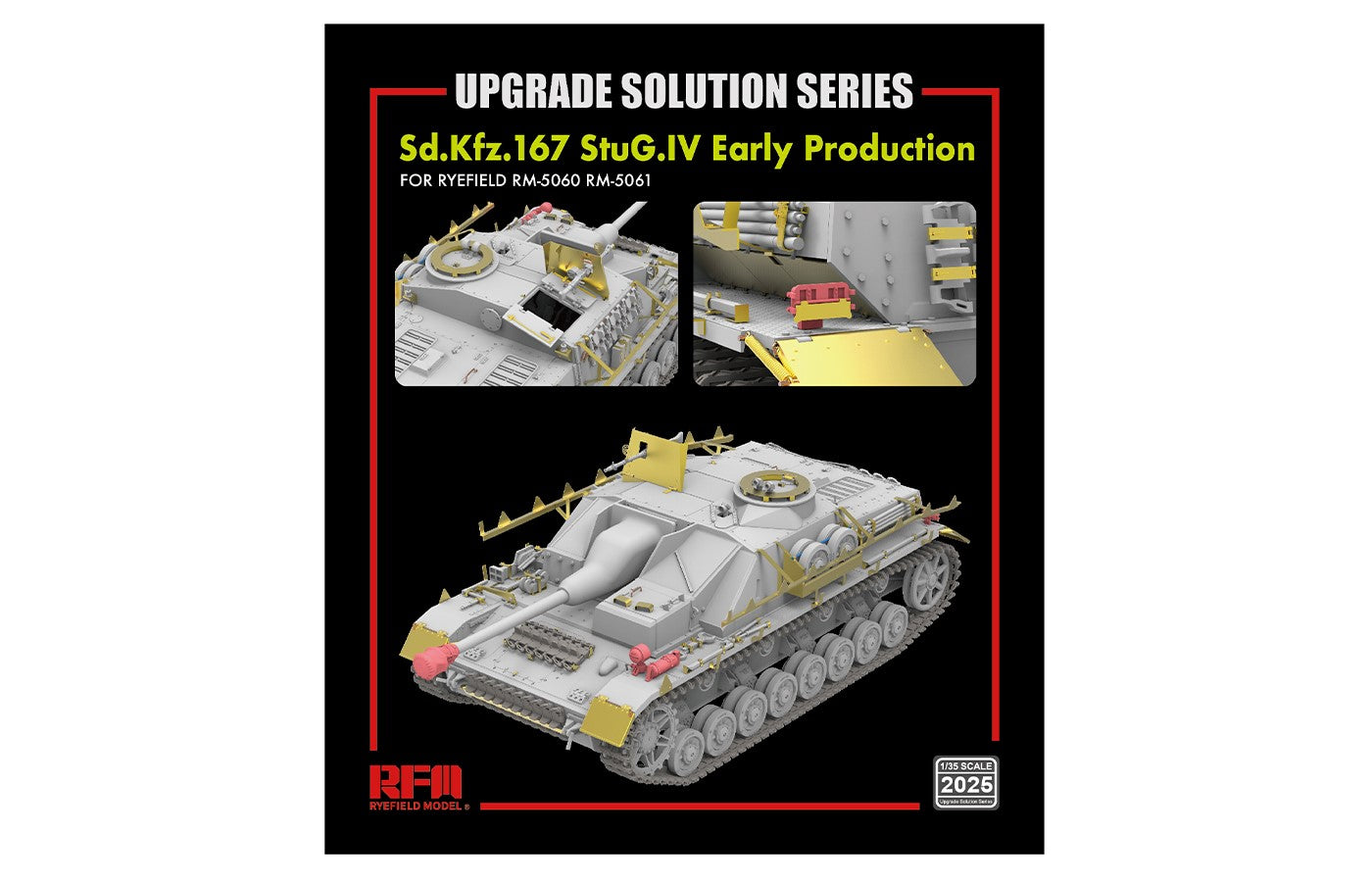 1/35 Upgrade set for 5060&5061 StuG.IV Early Production - Hobby Sense