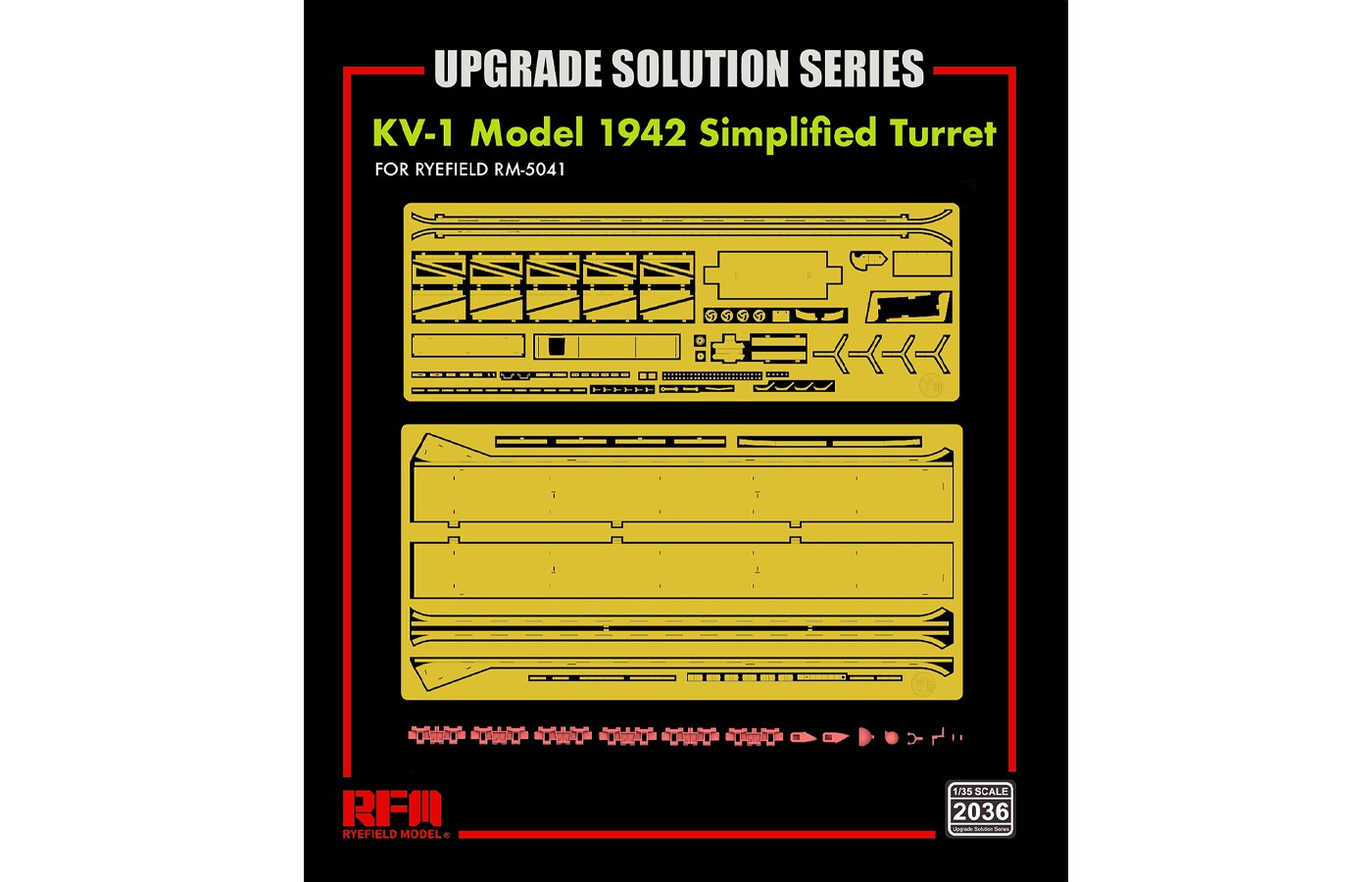 1/35 KV-1 Model 1942 Simplified Turret Upgrade Kit - Hobby Sense