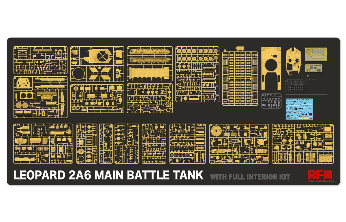 1/35 Leopard 2 A6, Full Interior - Hobby Sense