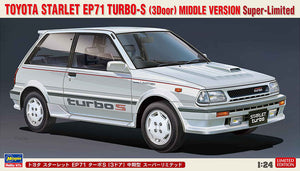 1/24 Toyota Starlet EP71 Turbo-S (3 Door) Middle Version Super-Limited - Hobby Sense