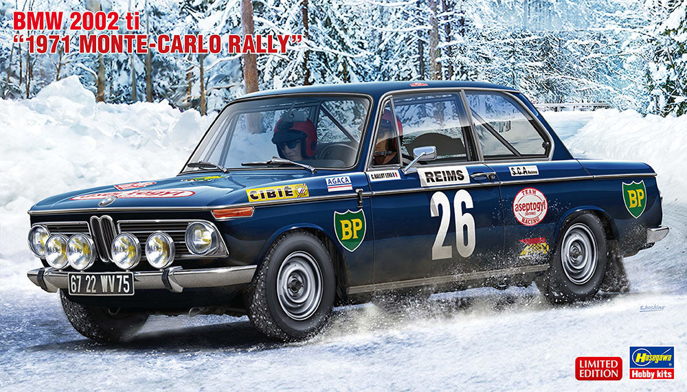 1/24 BMW 2002 TI 1971 Monte-Carlo Rally - Hobby Sense