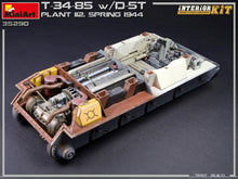 1/35 T34/85 w/D-5T. Plant 112 Spring 1944, Interior Kit - Hobby Sense