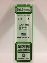 Selection of Evergreen Polystyrene Part I SKU'S 100-246 - Hobby Sense
