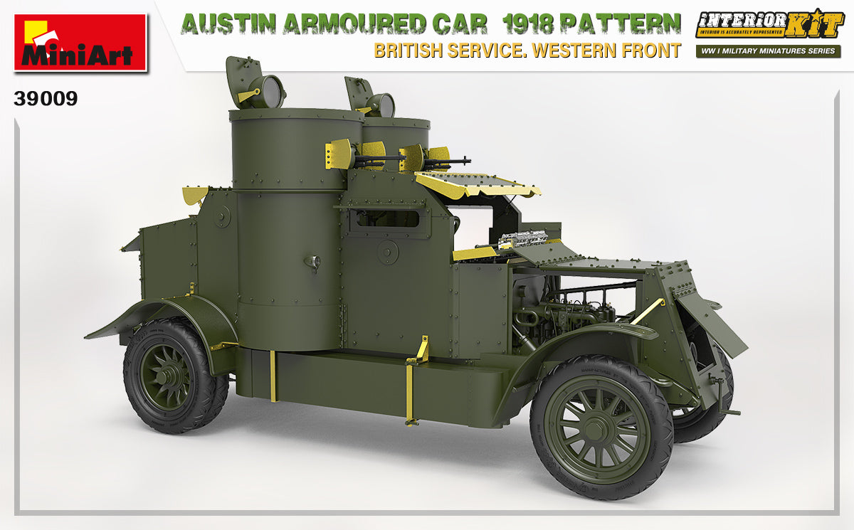 1/35 Austin Armoured Car 1918 Pattern. British Service. Western Front . Interior Kit - Hobby Sense
