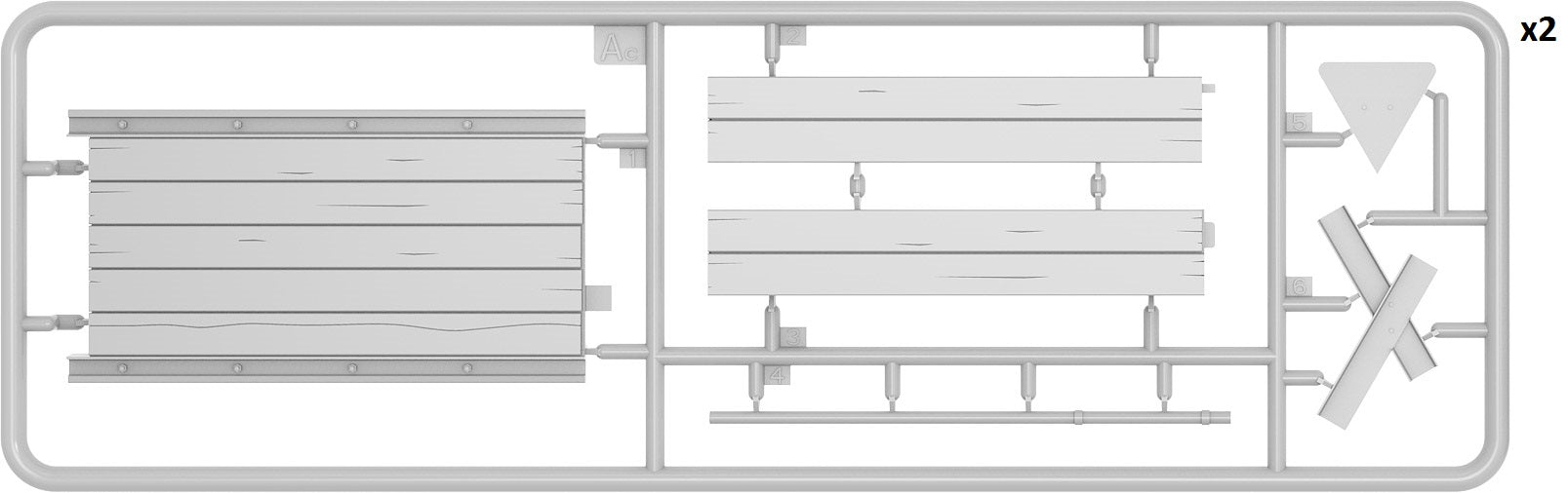1/35 Railroad Crossing - Hobby Sense