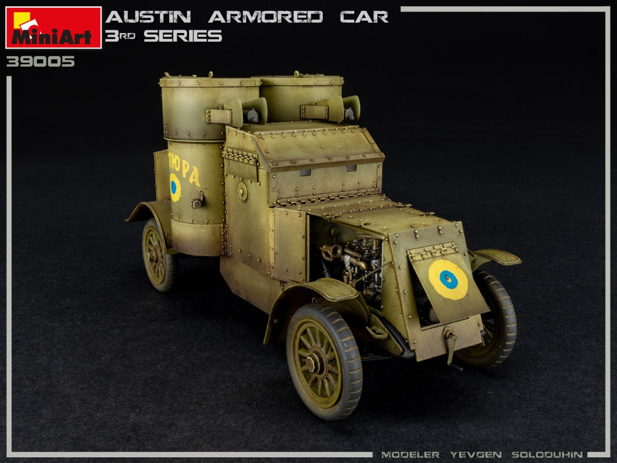 1/35 Austin Armored Car 3rd Series: Ukrainian, Polish, Georgian, Romanian Service Interior Kit - Hobby Sense