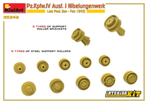 1/35 Pz.Kpfw.IV Ausf. J Nibelungenwerk Late Prod. (Jan - Feb 1945) Interior Kit - Hobby Sense