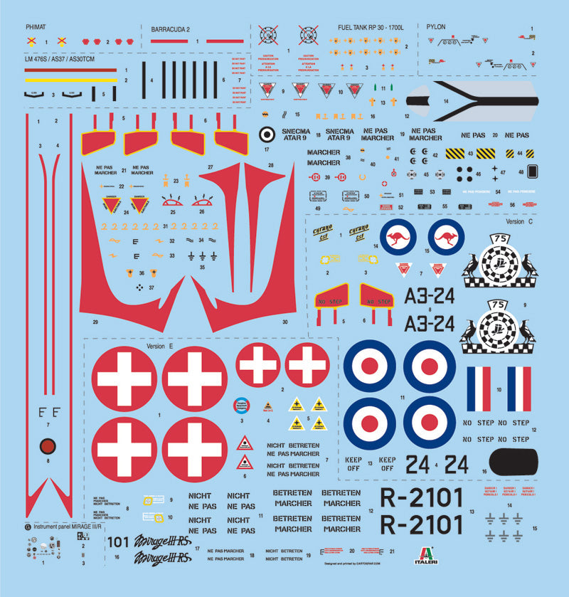 1/32 Mirage III E/R - Hobby Sense