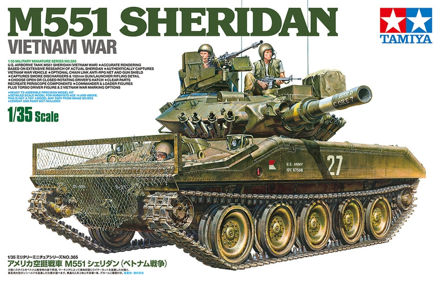 1/35 M551 Sheridan Vietnam War - Hobby Sense