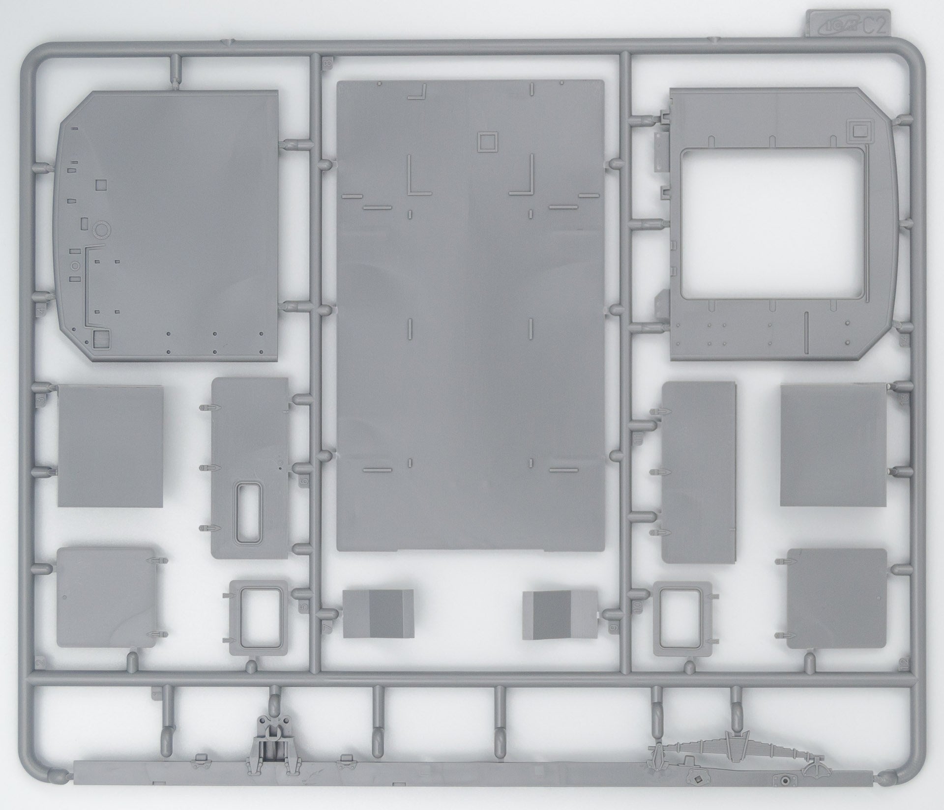 1/35 Chernobyl #1. Radiation Monitoring Station (ZiL-131KShM truck & 5 figures & diorama base with background) - Hobby Sense