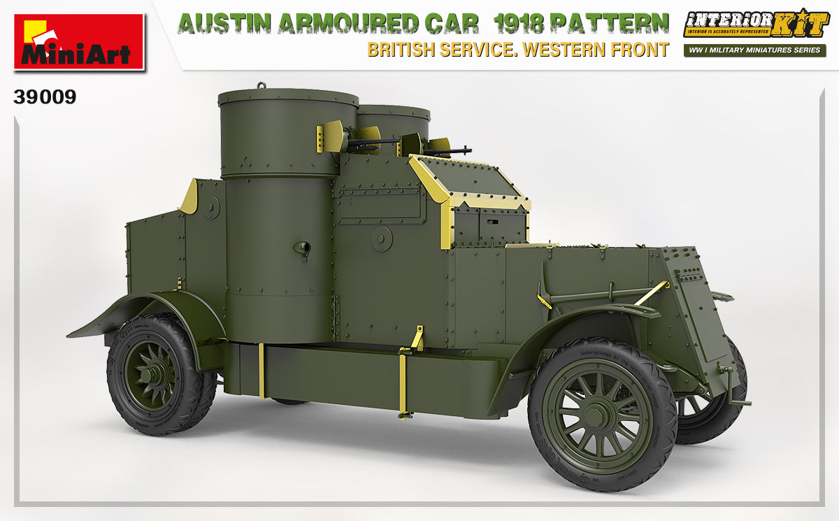 1/35 Austin Armoured Car 1918 Pattern. British Service. Western Front . Interior Kit - Hobby Sense