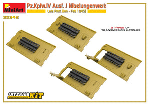 1/35 Pz.Kpfw.IV Ausf. J Nibelungenwerk Late Prod. (Jan - Feb 1945) Interior Kit - Hobby Sense