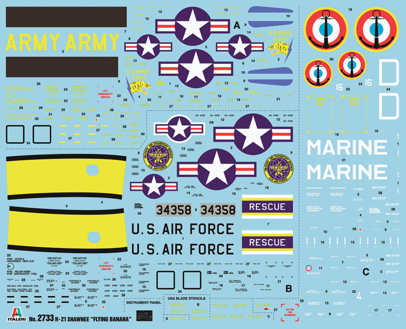 1/48 H-21C Shawnee "Flying Banana" - Hobby Sense