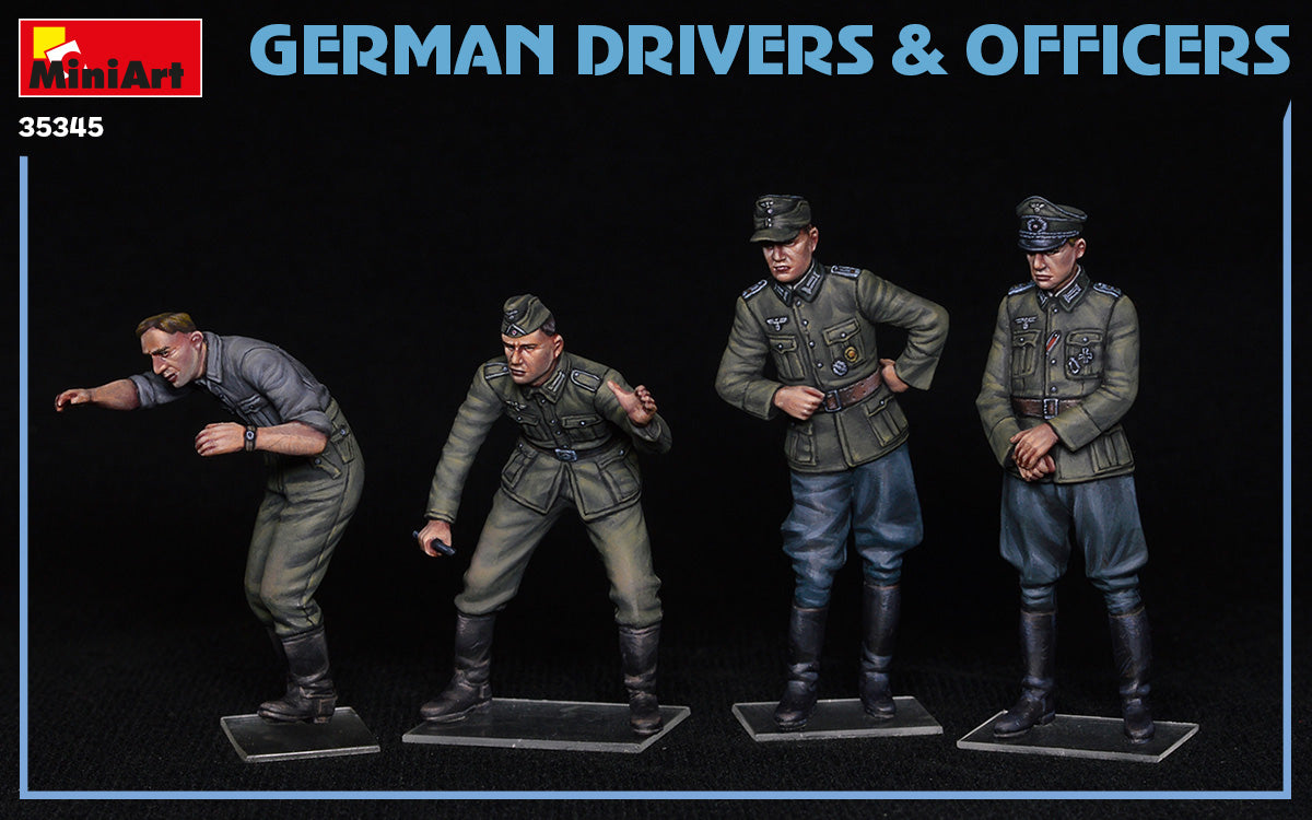 1/35 German Drivers & Officers - Hobby Sense