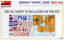 1/35 German Traffic Signs 1930-40's - Hobby Sense