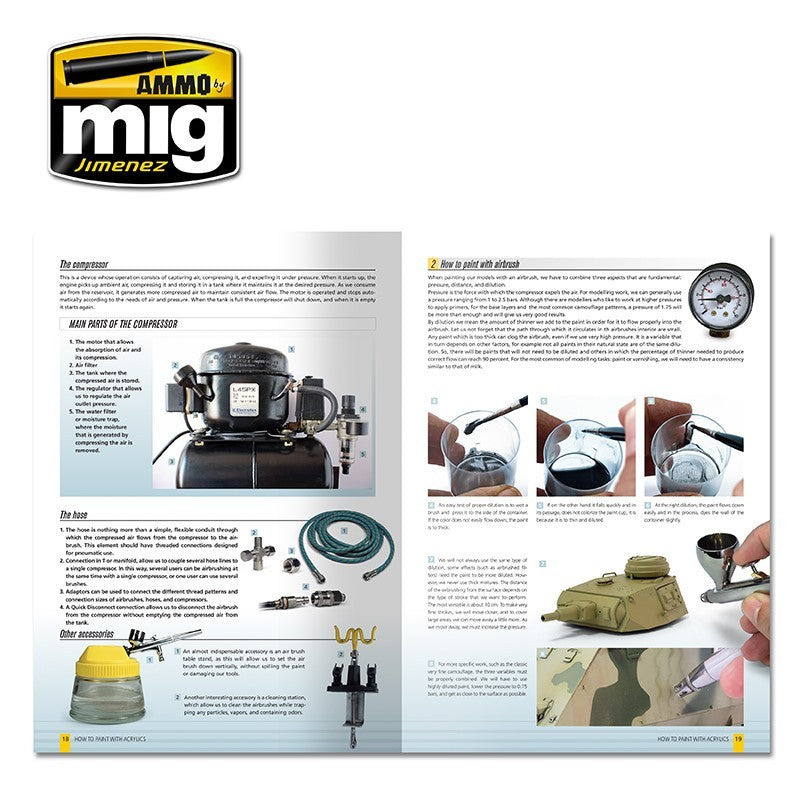 Ammo Mig How to Paint with Acrylics - Ammo Modelling Guide - Hobby Sense