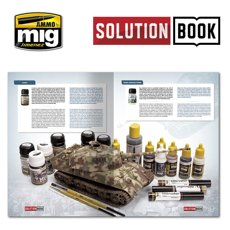 Ammo Mig How to Paint WWII German Late Vehicles - Solution Book - Hobby Sense