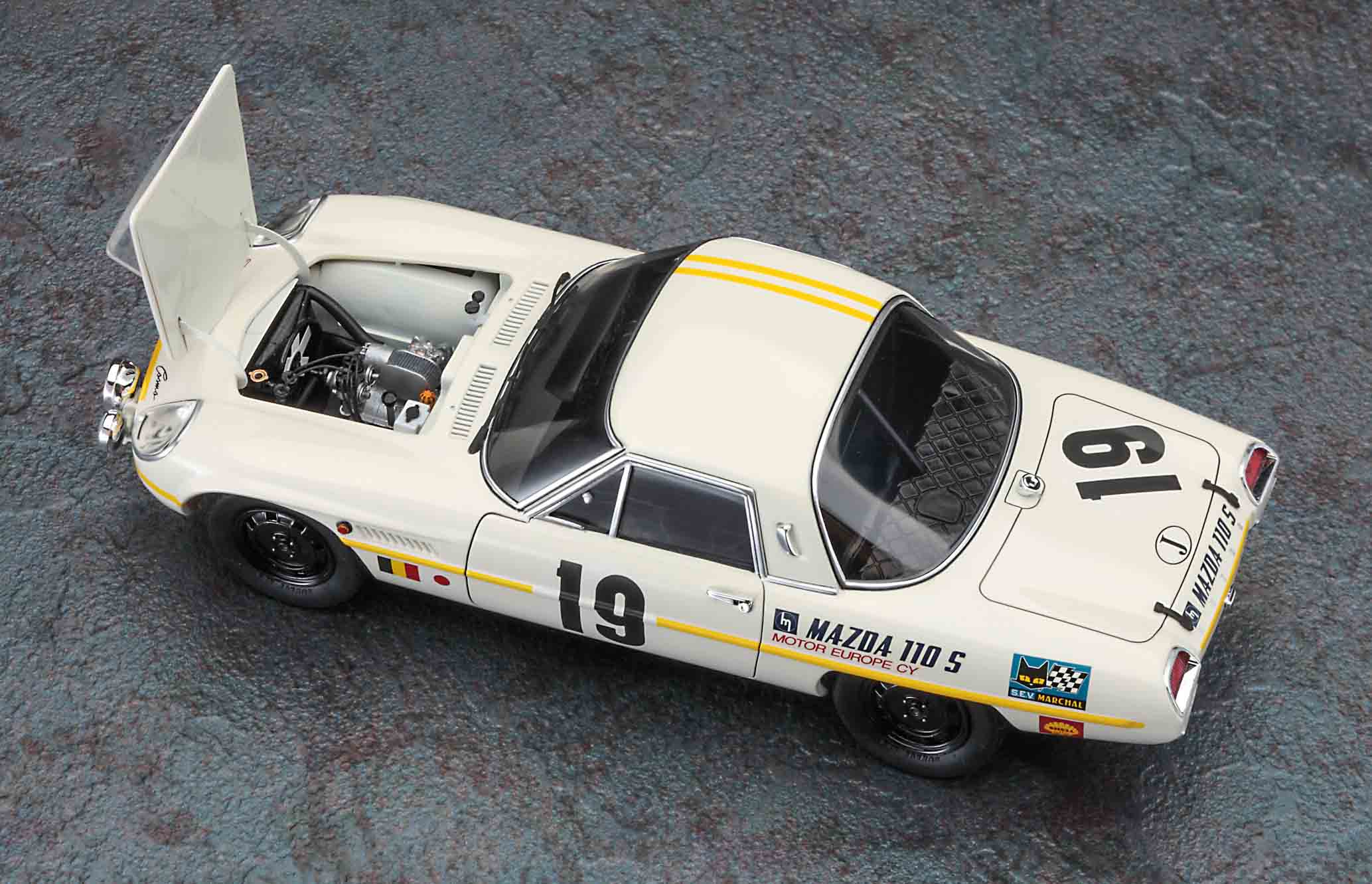 1/24 Mazda Cosmo Sport '1968 Marathon De La Route Super Detail' - Hobby Sense