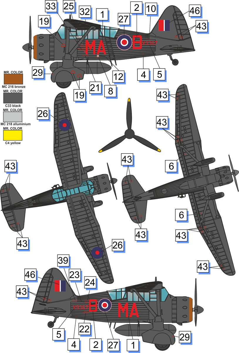 1/72 Westland Lysander Mk.III (SD) - Hobby Sense