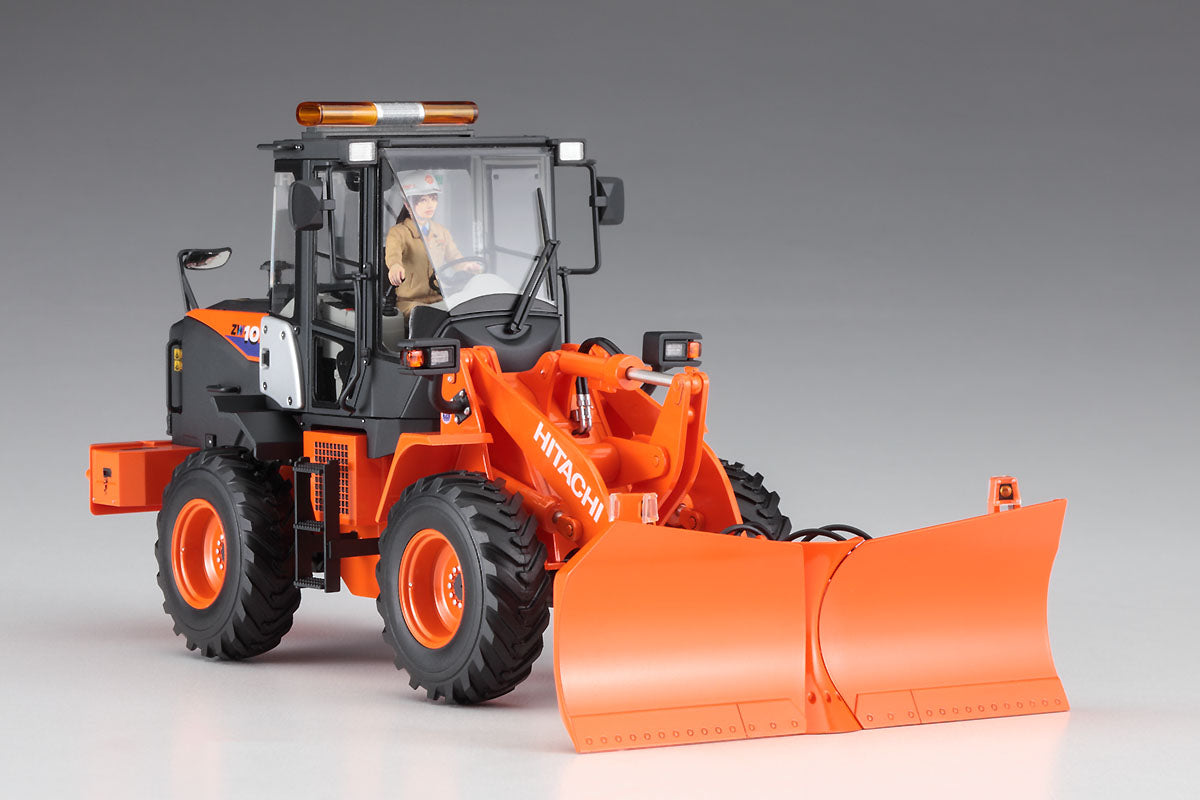 1/35 Hitachi Wheel Loader ZW100-6 Multiplow (Snowplow) - Hobby Sense
